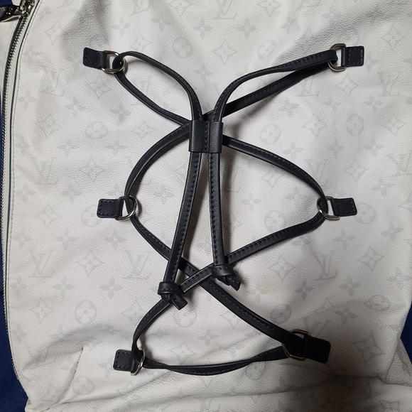 White and Navy Louis Vuitton Back Pack - Picture 1 of 8